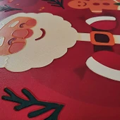 Noel Baba ve Kurabiye Adam Kapı ve Duvar Süsü Happy New Year thumbnail 4