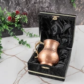 DMT COPPER HOME Gaziantep Bakırdan El Dövmesi Tombul İSİMLİ kupa bardak HEDİYELİK İSME ÖZEL(kalaylı) thumbnail 3