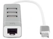 Bix Bx03hb Usb2.0 3'lü Hub+fast Ethernet Lan - 3