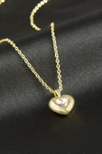 Kalp Taşlı Kolye thumbnail 1