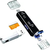 Daytona A5068 3'lü Otg Okuyucu.tip-c/micro Usb/usb thumbnail 2