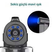 ShopyTech 280 ml Nano Mavi Işıklı Şarjlı Sprey Tabancası Kablosuz Atomizer İnce Sis & 1,1.5 m Menzil USB Şarjlı thumbnail 10