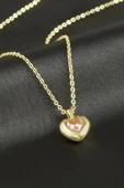 Kalp Taşlı Kolye thumbnail 2