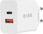 S-link Sl-ec60 20w Pd3.0 Ev Hızlı Şarj Qc3.0 Tip-c thumbnail 2