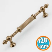 Mobilya Çekmece Mutfak Dolabı Dolap Kulpları Kulbu Kulpu Bronz Metal Kulp 128 mm- 12.8 cm thumbnail 1