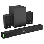 Mıkado Md-sbt35, 160w, 5+1, Masaüstü, Bt/aux/usb/hdmı/optıcal, Soundbar, Siyah Kasa, Ev Sinema Sistemi thumbnail 1