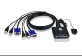 Aten-cs22u 2'li Otomatik Usb Kvm Switch Kablolarıy thumbnail 1
