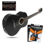 Fourtune Luca C-180BK Siyah Klasik Gitar Seti 4/4 Sap Ayarlı thumbnail 3