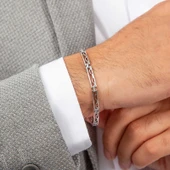 Gümüş Oksitli Erkek Bileklik thumbnail 2