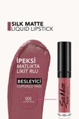 FLORMAR Kadife Dokulu Likit Mat Ruj - Silk Matte Liquid Lipstick - 005 AUTUMN TIMBER - 8690604397341 thumbnail 4