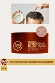 Red One Creative Clay Hair Wax Mat Görünüm Güçlü Tutuş Muhteşem Stiller 100 ml thumbnail 3