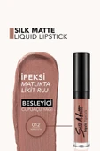 FLORMAR Kadife Dokulu Likit Mat Ruj - Silk Matte Liquid Lipstick - 012 TERRACOTTA - 8690604505395 thumbnail 4