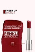 FLORMAR Nemlendirici Parlak Ruj - Sheer Up Lipstick - 015 Go For Bordeaux - 8682536012133 thumbnail 4