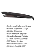 Trina Profesyonel Titanyum Başlıklı 230 Derece Saç Düzleştirici TRNSACDZ0070 thumbnail 3