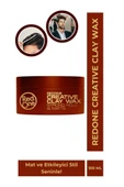 Red One Creative Clay Hair Wax Mat Görünüm Güçlü Tutuş Muhteşem Stiller 100 ml thumbnail 4