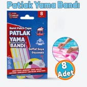 Patlak Yama Bandı Deniz Yatağı Deniz Topu Şişme Havuz Tamir Bandı Suya Dayanıklı 8 Adet thumbnail 1