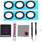 SAMSUNG  Galaxy Z Fold 6 Arka Kamera Lens Camı Değiştirme Kiti, Telefon Yapışkanlı F956, Lens Camı Onarım thumbnail 5