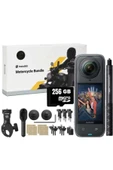Insta360 X5 360 Derece 8K Aksiyon Kamera Motosiklet Kit 256GB thumbnail 1