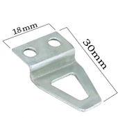 Üçgen Çerçeve Askısı Eğri Bombeli Duvar Tablo Askı Asma Halka Kanca -10 Adet thumbnail 4