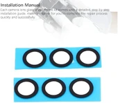 SAMSUNG  Galaxy Z Fold 6 Arka Kamera Lens Camı Değiştirme Kiti, Telefon Yapışkanlı F956, Lens Camı Onarım thumbnail 8