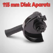 Matkap Uyumlu Siyah 115 mm Sert Plastik Çok Amaçlı Taşlama Disk Aparatı Seti Sunta Testeresi thumbnail 1
