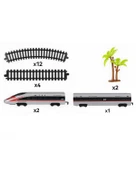 Ctoys Hızlı Tren Seti 1:43 Sesli ve Işıklı 21 Parça 1801A14 thumbnail 2