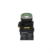 Jameson Yaylı Işıklı Buton Yeşil 220V ( 5 ADET ) thumbnail 2