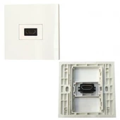 Hdmı duvar tipi sıva üstü kasalı hdmi priz 8.5*8.5*5 cm ölçülerinde thumbnail 3