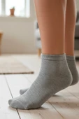 Bravie Kadın Bambu Patik Çorap 785 Gri 6'lı Paket thumbnail 4