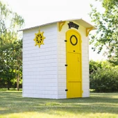 MANDU Ahşap Soyunma Kabini XL SARI thumbnail 1