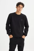 Regular Fit Normal Kesim Bisiklet Yaka Baskılı Sweatshirt Lee thumbnail 1