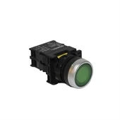 Jameson Yaylı Işıklı Buton Yeşil 220V ( 5 ADET ) thumbnail 1