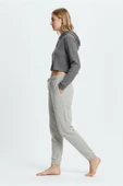 Bravie Jogger Paça Eşofman Altı Gri 3013 - 5