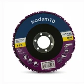 Mor 115 mm Parlatma Diski Döküm Metal Ahşap Yüzeyler İçin Pas Boya Sökücü Flap Disk thumbnail 2