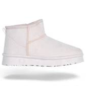 Skuaıter Rida Bej Kadın İçi Kürklü Düz Bot thumbnail 2