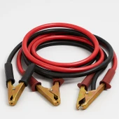Akü Takviye Kablosu 1200 Amper 2.3 Metre Kalın Telli Güçlü Araç Akü Yardım Başlatma Kablosu thumbnail 4