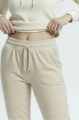Bravie Jogger Paça Eşofman Altı Bej 3013 - 6