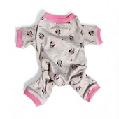 Pink Minnie Kedi Tulumu | Pamuklu Penye Kedi Kıyafeti | Küçük Irklar İçin | Tüy Dökülmesini Azaltır thumbnail 4