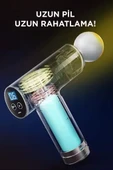 Lenovo N2 Beyaz Titreşimli Masaj Tabancası Sessiz Güçlü 1800mah Şarjlı 6 Başılıklı Egzersiz Aleti thumbnail 3