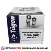 Tügen 120'lik M12 Standart Tip SKP Sıkmalı Kablo Pabucu ( 5 Adet ) thumbnail 1