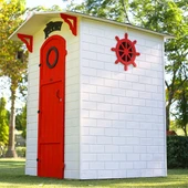 MANDU Ahşap Soyunma Kabini XL MAVİ thumbnail 4