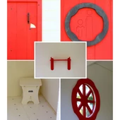 MANDU Ahşap Soyunma Kabini XL MAVİ thumbnail 6