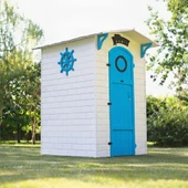 MANDU Ahşap Soyunma Kabini XL MAVİ thumbnail 1