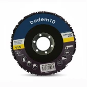 Siyah 115 mm Parlatma Diski Döküm Metal Ahşap Yüzeyler İçin Pas Boya Sökücü Flap Disk thumbnail 1