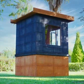 MANDU Ahşap Güvenlik Kulübesi (Güvenlik Kabini) thumbnail 3