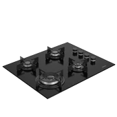 Altus ALA 189 DB Siyah Cam DOĞALGAZLI Ankastre Ocak thumbnail 2