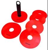 Avessa Cnk-86 Kauçuk Çanak Seti 10lu Kırmızı thumbnail 1