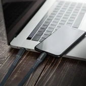 Polosmart PBS411 65W Type-C to Type-C Hızlı Şarj ve Data Kablosu Notebook ve Macbook Uyumlu 1.2M Gri thumbnail 2