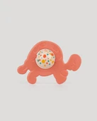 Sevimli Kaplumbağa Diş Kaşıycı Çıngırak-Somon thumbnail 1