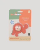 Sevimli Kaplumbağa Diş Kaşıycı Çıngırak-Somon thumbnail 3